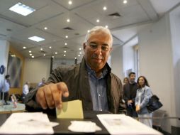 El alcalde de Lisboa António Costa es candidato por tercera vez, tiene el 50 por ciento de los votos. EFE /
