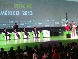 El gobernador de Jalisco espera que con el foro empresarios vean más oportunidades de crecimiento.  /