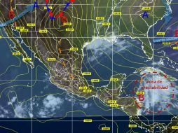 El sistema de baja presión podría convertirse en ciclón en las próximas 48 horas. TOMADA DE @conagua_clima  /