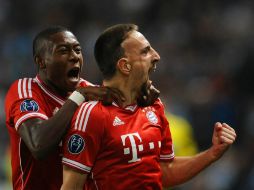 Ribery abrió la puerta para una victoria contundente del Bayern Munich frente al Manchester City. EFE /