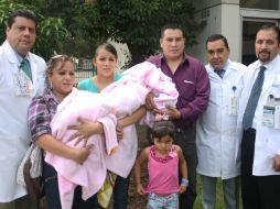 El nacimiento de las trillizas se trata del primer parto múltiple del año para la clínica 110 del IMSS. ESPECIAL /