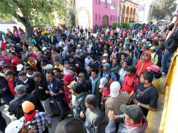 La CNTE rechaza que la Segob les haya planteado una oferta económica para que regresen a sus entidades a iniciar el ciclo escolar. ARCHIVO /