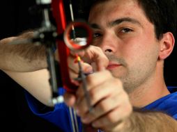 Gerardo Alvarado forma parte del equipo mexicano de Tiro con Arco compuesto que se quedó en cuartos de final en el Mundial. MEXSPORT /