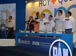 Imagen del evento que realiza el PAN en Vallarta. ESPECIAL /