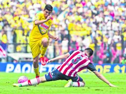 Dos latigazos definieron el partido a favor de las Águilas. AP /