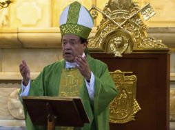 El cardenal Norberto Rivera indica que la religión debe ser una entrega alegre por fe. ARCHIVO /
