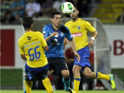 Héctor Herrera jugó todo el partido con el Porto por primera vez en lo que va de la liga portuguesa. AP /
