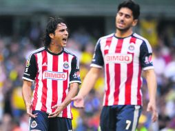 Aldo se lamenta en el Clásico del sábado. Márquez Lugo (7) dijo: ''estamos metidos en el tema del descenso''. MEXSPORT /