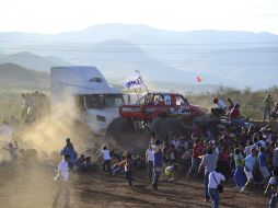 El sábado pasado, el conductor de un vehículo ''monster truck'' provocó la muerte de por lo menos ocho personas. AP /