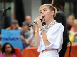 Miley Cyrus, durante un concierto para NBC's ''Today''. AFP /