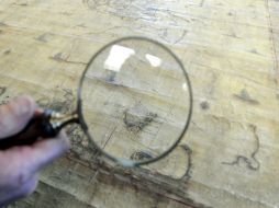 Los materiales cartográficos que ofreció el INAH, fueron: modelos de Teotihuacán, del Templo Mayor y la Catedral Metropolitana EFE /