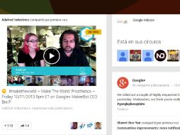 Google anunció que comenzará a utilizar en publicidades las fotos de los miembros de su red social. ESPECIAL /
