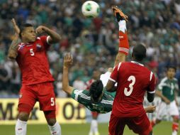 Jiménez entró de cambio al 85', y dos minutos después anotó el gol de chilena. AP /