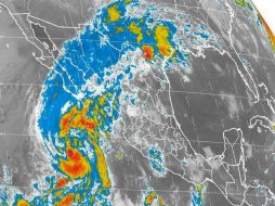 Imagen de la tormenta tropical ''Octave'', tomada de Conagua. ESPECIAL /