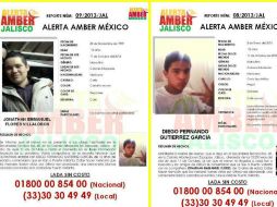 Alerta Amber informó que los menores ''se encuentran bien''. ESPECIAL /