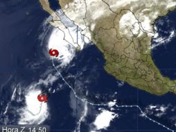 'Octave' se debilita ligeramente y empieza a dirigirse al norte. ESPECIAL /