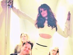 Lea compartió imágenes de la sesión de fotos de la que dijo sentirse ''muy emocionada''.  /