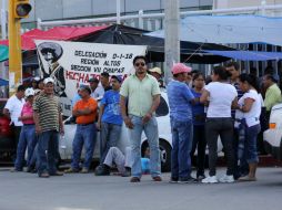 Los maestros de la Sección 7 del SNTE permanecen en un paro de labores desde el pasado 28 de agosto. ARCHIVO /