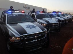 Con un grueso de 535 elementos, 102 policías de Tlajomulco no aprobaron los exámenes. ARCHIVO /