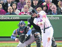 Un sólo batazo le dio el pase al ''Clasico de Otoño'' a los Medias Rojas sobre los Tigres. AP /