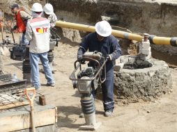 Los trabajos incluyeron la sustitución de la tierra contaminada por la fuga de gas en el área. EL INFORMADOR /