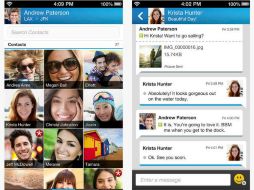 Así luce en un iPhone el nuevo sistema de mensajes. ESPECIAL /