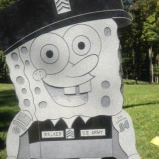 Lápida de Bob Esponja causa problemas en cementerio de EU