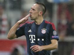 El francés Frank Ribéry marcó dos tantos y fue la estrella del juego. EFE /