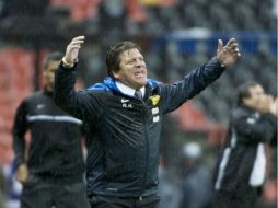 Las Águilas recibirán  al Puebla en lo que será el primer partido sin Miguel Herrera en el timón. AFP /