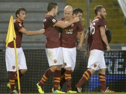 El cuadro romano continúa imbatible en la Serie A. EFE /