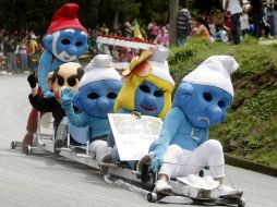 Los vehículos descendieron 14 kilómetros de cuestas. EFE /