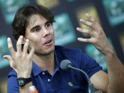 Rafael Nadal sigue como amo y señor de la clasificación mundial. AP /
