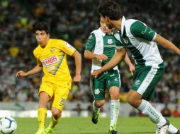 América y Santos son hasta ahora los únicos que han confirmado su pase a la liguilla del Apertura 2013. MEXSPORT /