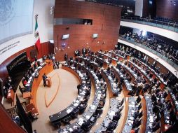 El pleno del Senado aprobó en lo general la miscelánea fiscal 2014; el PAN abandonó la sesión. ARCHIVO /