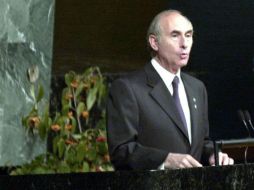 De la Rúa culpó de las acusaciones a enemigos políticos que operaron para perjudicarlo. ARCHIVO /