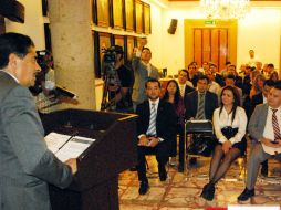 Ramiro Hernández les hizo a saber a los representantes de las empresas que son ellos los que más compromiso han mostrado con la ciudad. ESPECIAL /