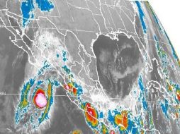 La depresión ''18-E'' se traslada a siete kmh, con rachas de hasta 75 kilómetros por hora. @CONAGUA_CLIMA ESPECIAL /