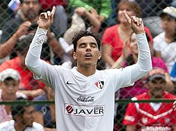 Bravo celebrando el primer tanto del partido. MEXSPORT /