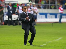 José Luis Mata mostró su pasión durante todo el partido.  /