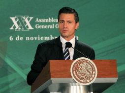 Enrique Peña Nieto asegura que con la reforma se sembrará el compromiso y trabajo corresponsable del Gobierno Federal. NTX /