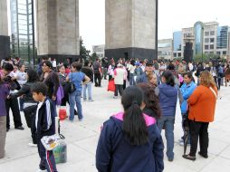 Exigirán el retiro de los Maestros, que permanecen en la Plaza de la República. ARCHIVO /