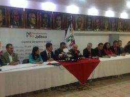 Presentación de Rafael González Pimienta como nuevo coordinador de la bancada priista en el Congreso de Jalisco. ESPECIAL /