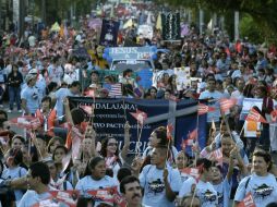 La procesión denominada Marcha por Jesús comenzará a las 17:00 horas desde Hidalgo y Chapultepec. ARCHIVO /