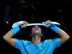 Rafael tiene la oportunidad de cerrar 2013 con un campeonato más. AFP /