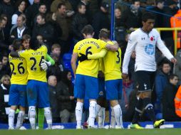 Un gol bastó para parar en seco al cuadro londinense. AP /