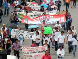 La movilización inicia esta mañana pero aún no se conoce la hora en la que terminará. ARCHIVO /