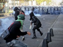 Buscan evitar la violencia en las manifestaciones en la capital mexicana. ARCHIVO /