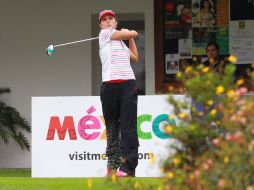 Lexi Thompson se apoderó del liderato con una corta ventaja de un golpe.  /
