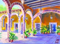 Color. Con un aire de viejo pueblo, Cosalá cuenta con bellas callejuelas y casas en atractivas tonalidades.  /