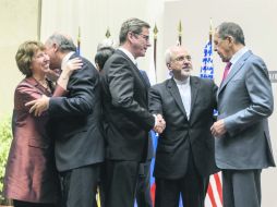 Representantes de los países negociadores, ayer en Ginebra. AFP /